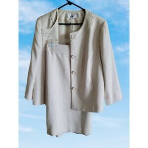 Le Suit Womens Suit Jacket and Skirt Size 18 New with Tags Vintage